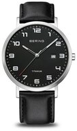 Bering Quarzuhr Bering Titanium silber geb&uuml;rstet 18640-402 18640-402, Hochwertiges