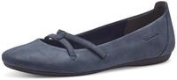 Tamaris Ballerina Flats, Festtagsmode, Slipper mit Gummizugriemchen