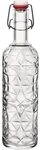 Bormioli Rocco Trinkflasche Oriente, Glasflasche 1,45 l, mit B&uuml;gelverschluss,...