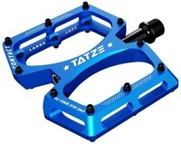 Tatze Plattformpedale Tatze Pedal CONTACT CNC L blau Plattform 10 Pins je Seite