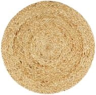 vidaXL Platzset, Tischsets 4 Stk. Natur 38 cm Rund Jute