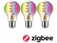 Paulmann Filament 230V LED Birne Smart Home Zigbee 3x470lm 3x6,3W 2200-6500K...