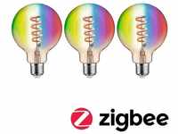 Paulmann Filament 230V LED Globe Smart Home Zigbee 3x470lm 3x6,3W 2200-6500K...