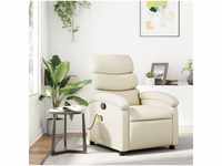 vidaXL Relaxation and Massage Armchair Imitation-Leather Beige (371721)