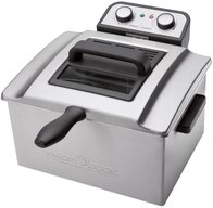 ProfiCook Kaltzonenfritteuse PC-FR 1038 inox, 5L Kapazit&auml;t mit 3 K&ouml;rben und