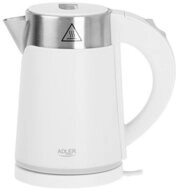 Adler Wasserkocher AD 1372 White, 0,6 l, 800,00 W, Wei&szlig; 360&deg; Drehbarer Sockel