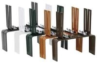 Siena Garden Blumenkastenhalter Blumenkastenhalter H-Form wei&szlig;