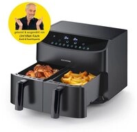 Rachs KOCHWERK Hei&szlig;luftfritteuse Doppelkammer 7L digitaler Airfryer mit Touch,...