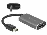 Delock Aktiver Adapter, mini DisplayPort Stecker > HDMI 8K Buchse Audio- &