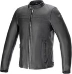 Alpinestars Motorradjacke Blacktrack Motorrad Lederjacke herausnehmbares Innenfutter