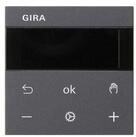GIRA Fu&szlig;bodenheizung Gira RTR Display anthrazit 539328 bunt