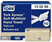 TORK Papierhandtuch 130299 Xpress Multifold Papierhandt&uuml;cher Wei&szlig; 21 St.