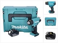 Makita Hei&szlig;luftgebl&auml;se DHG 180 T1J Akku Hei&szlig;luftgebl&auml;se 18 V 550 &deg;C + 1x Akku