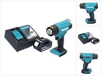 Makita Hei&szlig;luftgebl&auml;se DHG 180 RM1 Akku Hei&szlig;luftgebl&auml;se 18 V 550 &deg;C + 1x Akku