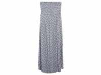Esprit Strandkleid Tube-Kleid in Midilänge mit gesmokten Details