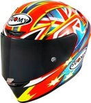 Suomy Motorradhelm SR-GP Evo Fullspeed E06 Helm, Notfallsystem-Polsterung (EQRS)
