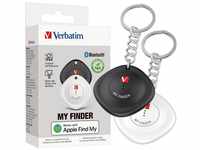 Verbatim 32131 Bluetooth Tracker MYF-02 - 2er Pack GPS-Tracker...