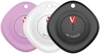 Verbatim Schl&uuml;sselanh&auml;nger Verbatim Bluetooth-Tracker Schwarz, Wei&szlig;, Lila