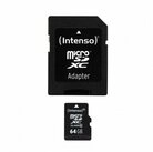 Intenso Speicherkarte (64GB Micro SDHC Card CL10 mit Adapter/ für Card...