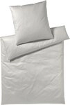 Elegante Bettw&auml;sche Solid Jersey, Mako-Satin, 2 teilig, angenehmes Hautgef&uuml;hl