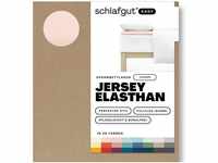 Schlafgut EASY Jersey Elasthan Topper Spannbettlaken red light 180-200x200-220...