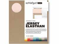 Schlafgut EASY Jersey Elasthan Spannbettlaken red light 120-130x200-220 cm
