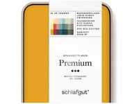 Schlafgut Premium Spannbettlaken yellow deep 140-160x200-220 cm
