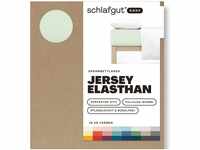 Schlafgut EASY Jersey Elasthan Spannbettlaken green light 180-200x200-220 cm