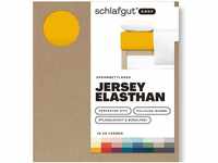 Schlafgut EASY Jersey Elasthan Spannbettlaken yellow deep 140-160x200-220 cm