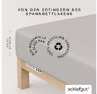 Schlafgut Spannbettlaken PREMIUM Mako-Zwirn-Jersey, 220 g/m&sup2;, 95%...