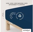 Schlafgut Spannbettlaken PREMIUM Mako-Zwirn-Jersey, 220 g/m&sup2;, 95%...