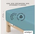 Schlafgut Spannbettlaken PURE Bio-Baumwolle mit Elasthan, 170 g/m&sup2;, Bettlaken,