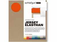 Schlafgut EASY Jersey Elasthan Spannbettlaken red mid 180-200x200-220 cm