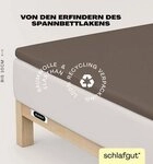 Schlafgut Spannbettlaken EASY Jersey Elasthan Topper, Jersey, Gummizug: rundum,...