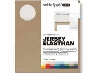 Schlafgut EASY Jersey Elasthan Spannbettlaken sand light 140-160x200-220 cm
