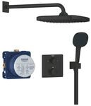 Grohe Duschsystem Precision Thermostat Duschsystem, UP, mattschwarz (348822430)