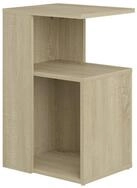 vidaXL Beistelltisch, Ablagetisch Sonoma-Eiche 36x30x56 cm Holzwerkstoff