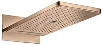hansgrohe Kopfbrause Axor ShowerSolutions 580, 3jet eckig Wandmontage Unterputz
