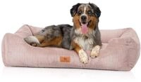 Knuffelwuff Tierbett Hundebett aus Cord Olivia, Schaumstoffflocken