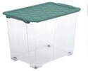 ROTHO Aufbewahrungsbox Rotho Aufbewahrungsbox EVO Safe mit Rollen und