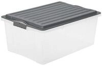 ROTHO Aufbewahrungsbox Compact Aufbewahrungsbox 38l mit Deckel, Kunststoff (PP)