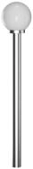 vidaXL Au&szlig;en-Stehlampe Garten-Kandelaber 1-flammig 110 cm