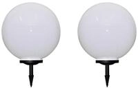vidaXL LED Gartenleuchte Wegeleuchten 2 Stk. LED 50 cm mit Erdspie&szlig;