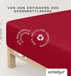 Schlafgut Spannbettlaken PURE BOXSPRING Bio-Baumwolle mit Elasthan, 170 g/m&sup2;,