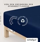 Schlafgut Spannbettlaken PURE BOXSPRING Bio-Baumwolle mit Elasthan, 170 g/m&sup2;,