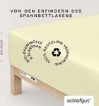 Schlafgut Spannbettlaken PURE BOXSPRING Bio-Baumwolle mit Elasthan, 170 g/m&sup2;,
