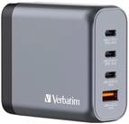 Verbatim GNC-140 GaN Reiseladeadapter 140 W 1x USB-A, 3x USB-C&reg; USB PD, QC 3.0,