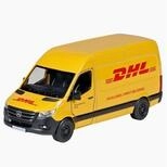 goki Spielzeug-Auto Mercedes Benz Sprinter DHL, (packung, 1-tlg., spar set), mit