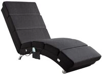 Casaria Relaxliege London Massage, 1 Teile, Massage Heizfunktion 186x89x55cm Stoff