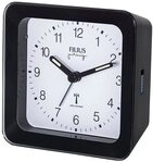 FILIUS zeitdesign Funkwecker analog, 0522 blaue Hintergrundbeleuchtung grau